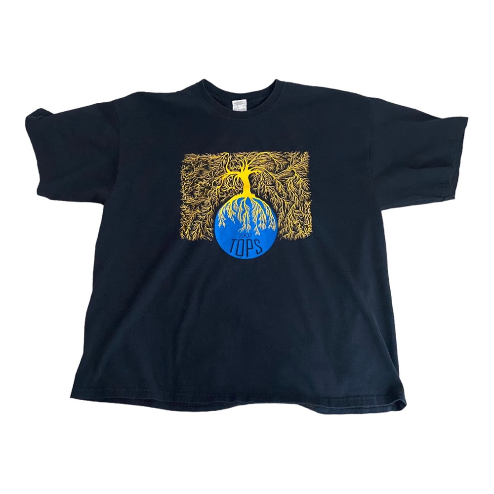 Vintage Gildan “Tops 2007” Logo T-shirt Size XXL